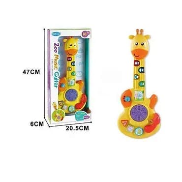 Dečja muzička gitara “Zoo Music Guitar” – žirafa - Dizajn u obliku