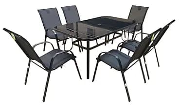 🆒 Progarden sto sa 6 stolica 🆒 🪑Stolica: Dimenzije: 54 x 72 x 90 cm 📏